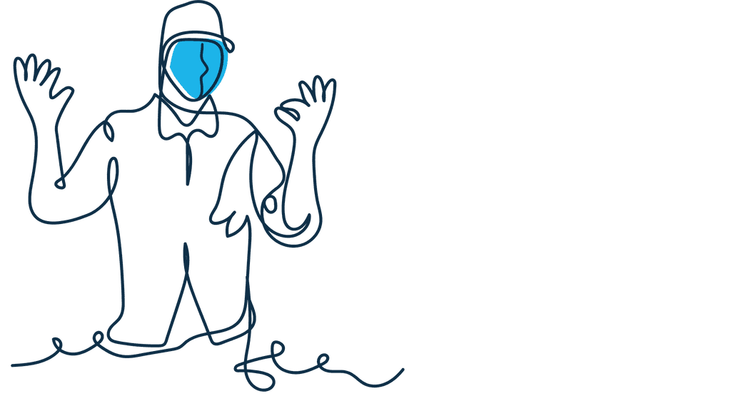 zeichnung einer person