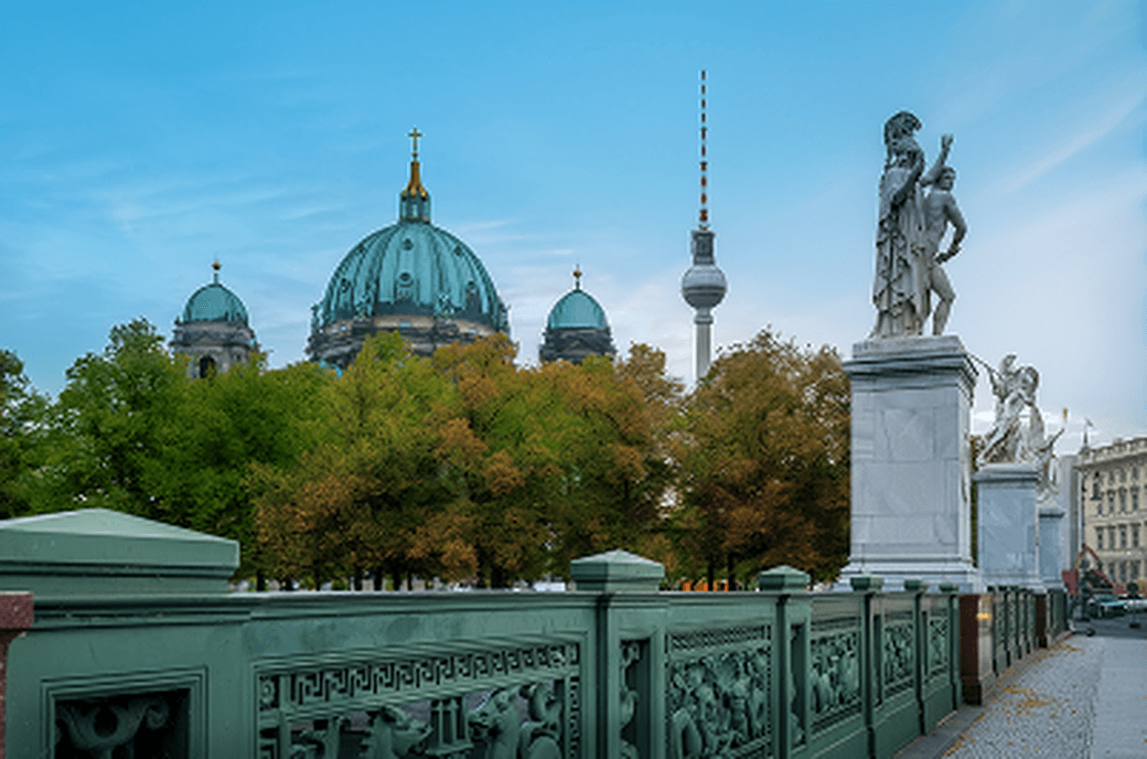 Bild von Berlin mit Sicht auf den Funkturm