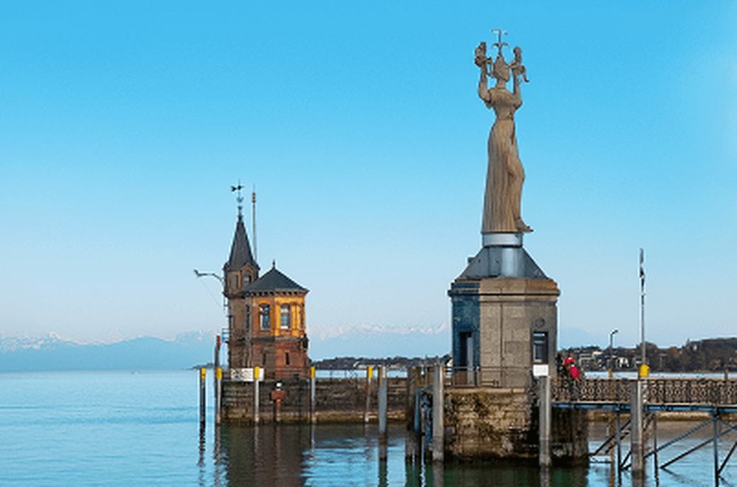 Konstanz mit Sicht auf die Imperia